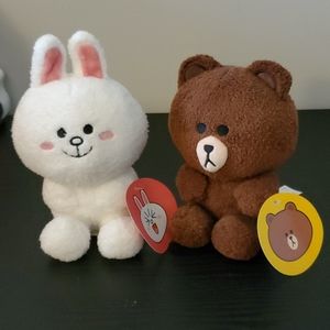 Brown and Cony Line Friends